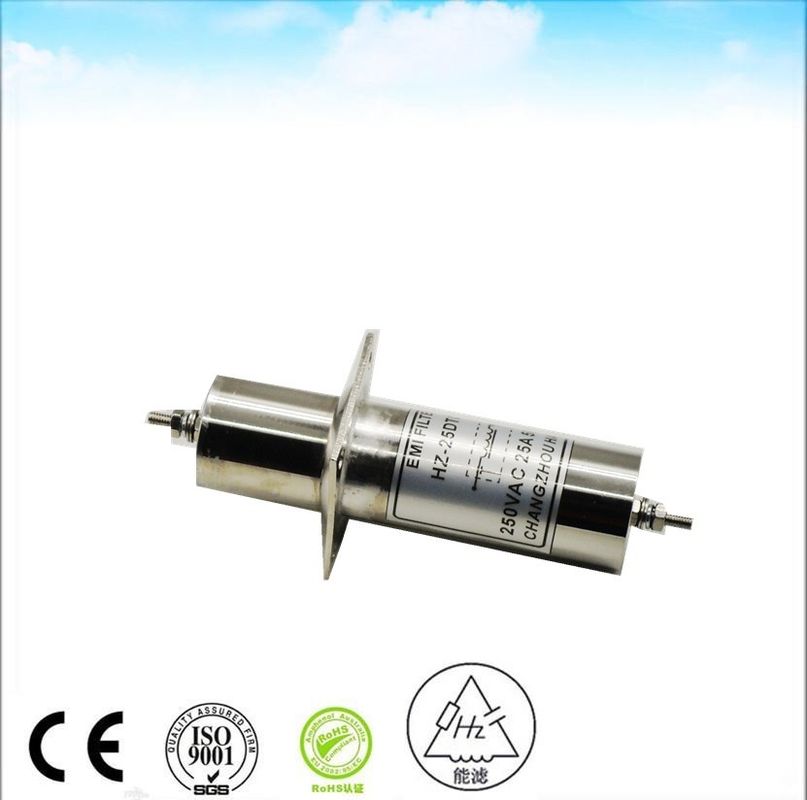 250VAC 25A Electrical Vacuum Power RF Feedthrough Capacitor for mri rf shielding