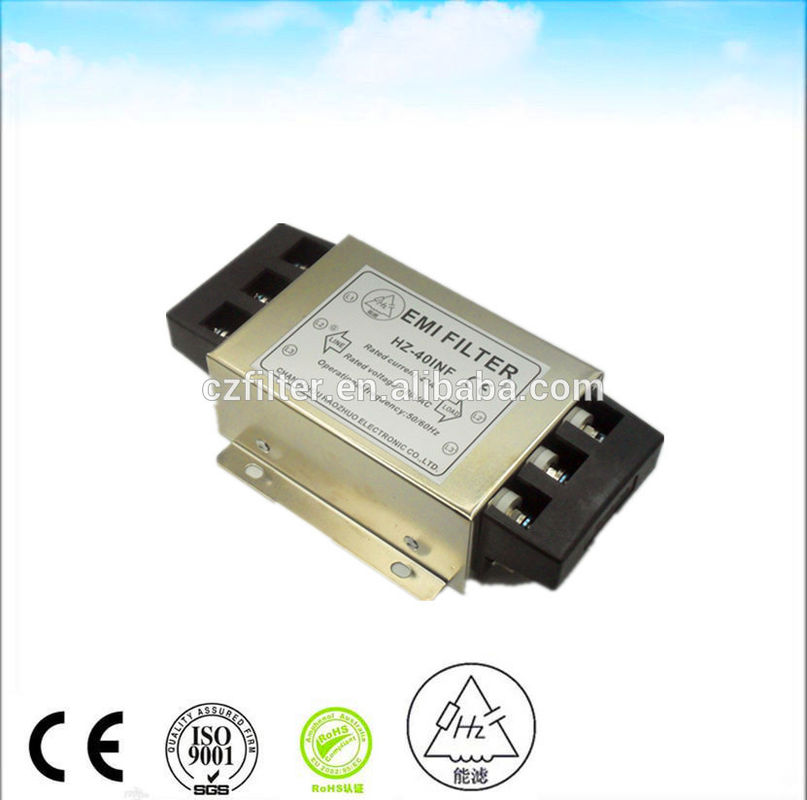 480vac 40A Output Rfi EMI Suppression Filter 15KW Inverter Noise Filter high quality