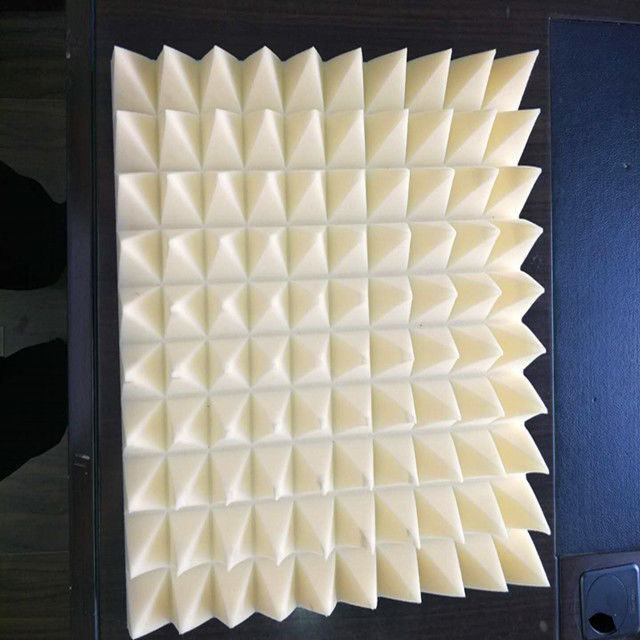 Electrical Microwave Rf Absorber Foam Pyramidal For EMC Testing Room And RF Box